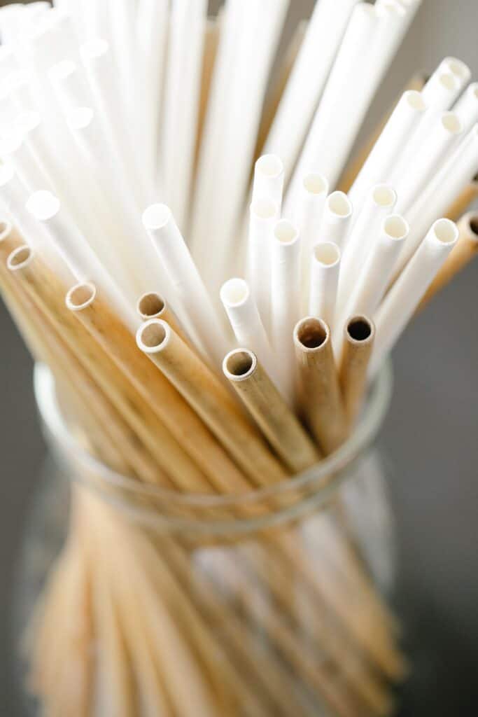 wooden straws